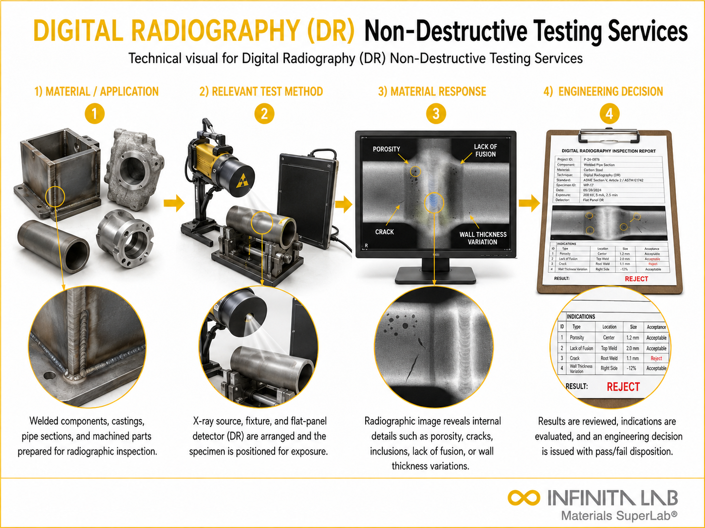 Digital Radiography (DR) Non-Destructive Testing Services