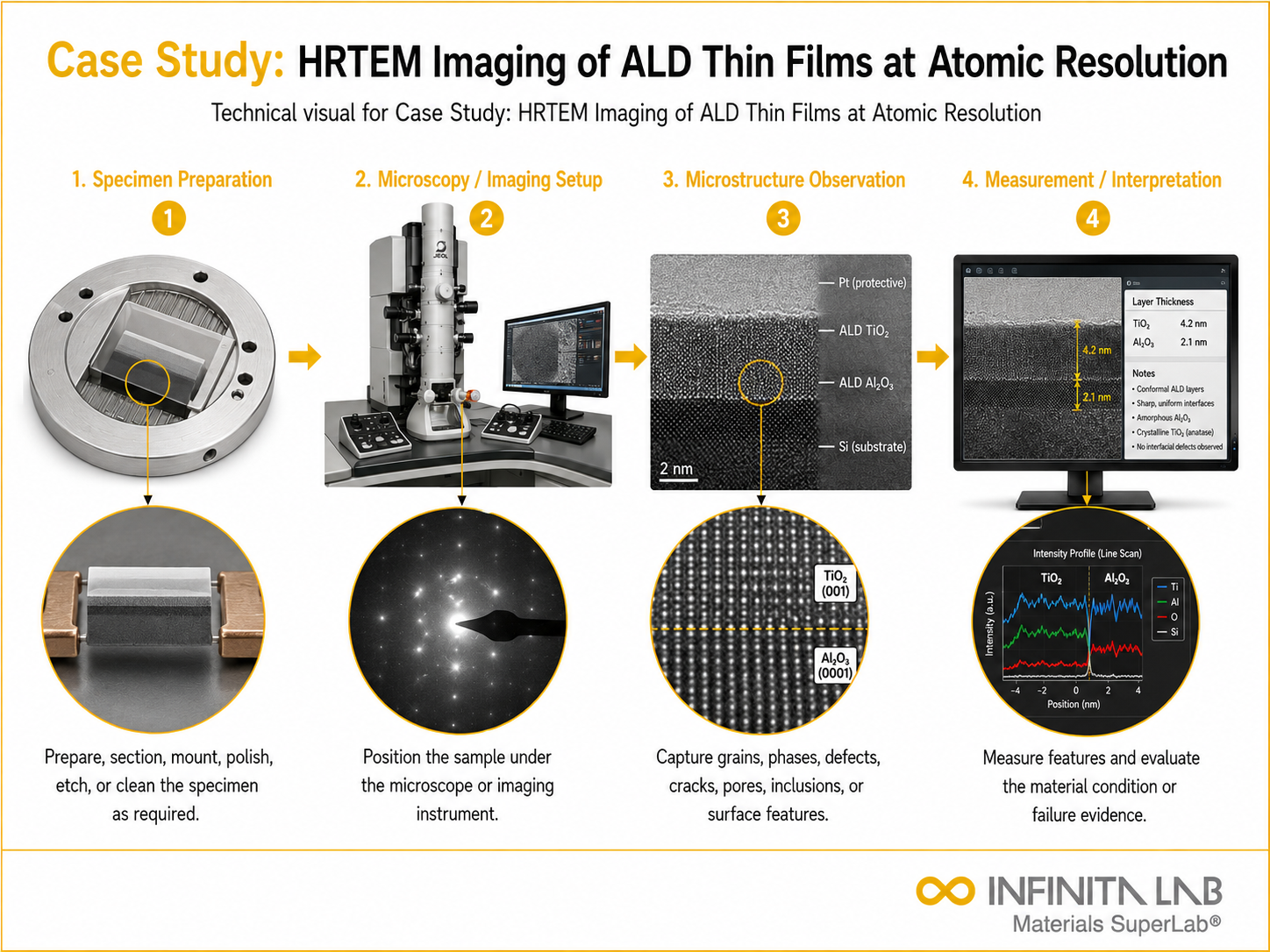 Case Study: HRTEM Imaging of ALD Thin Films at Atomic Resolution