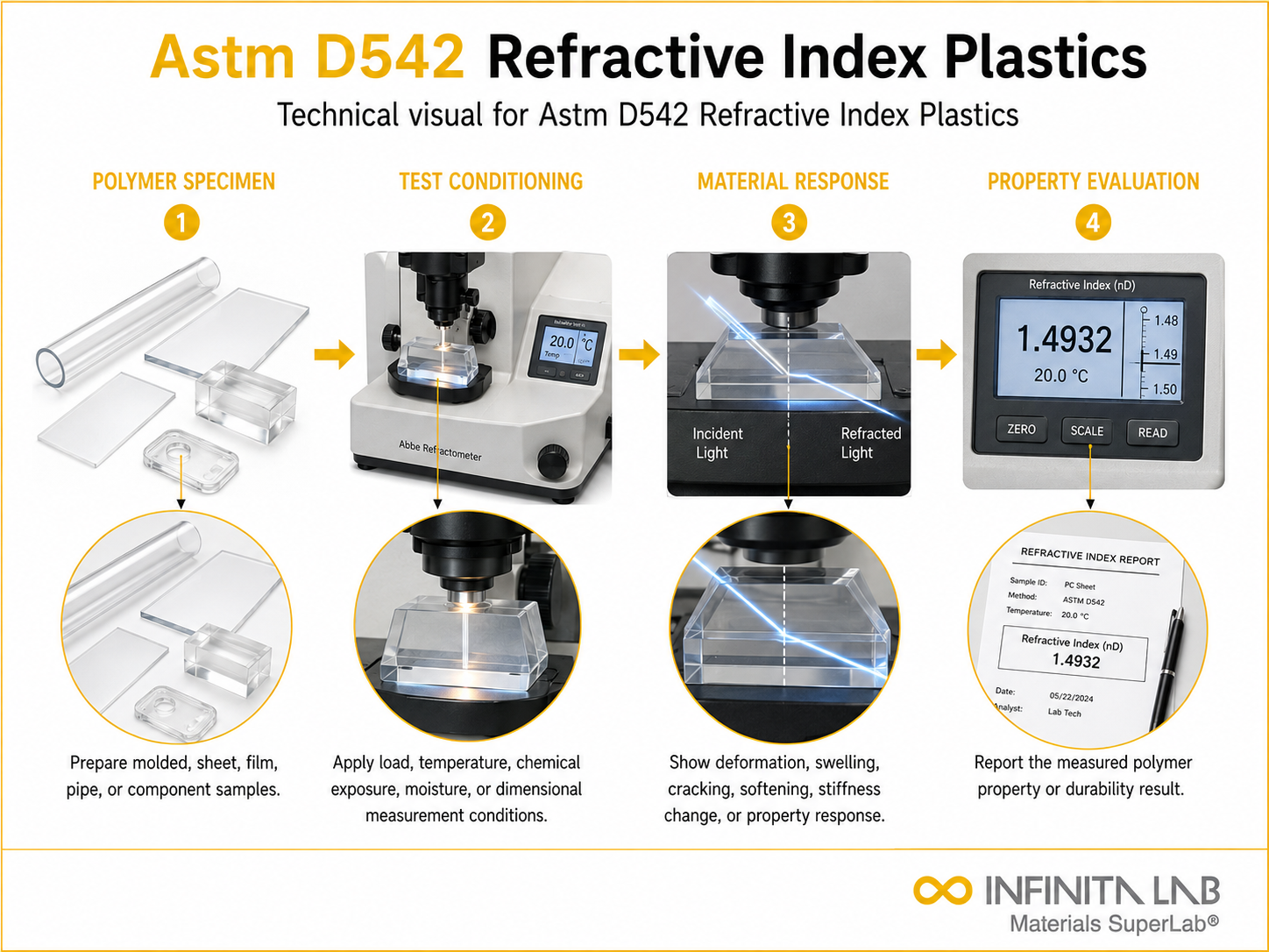 ASTM D542 Refractive Index of Plastics