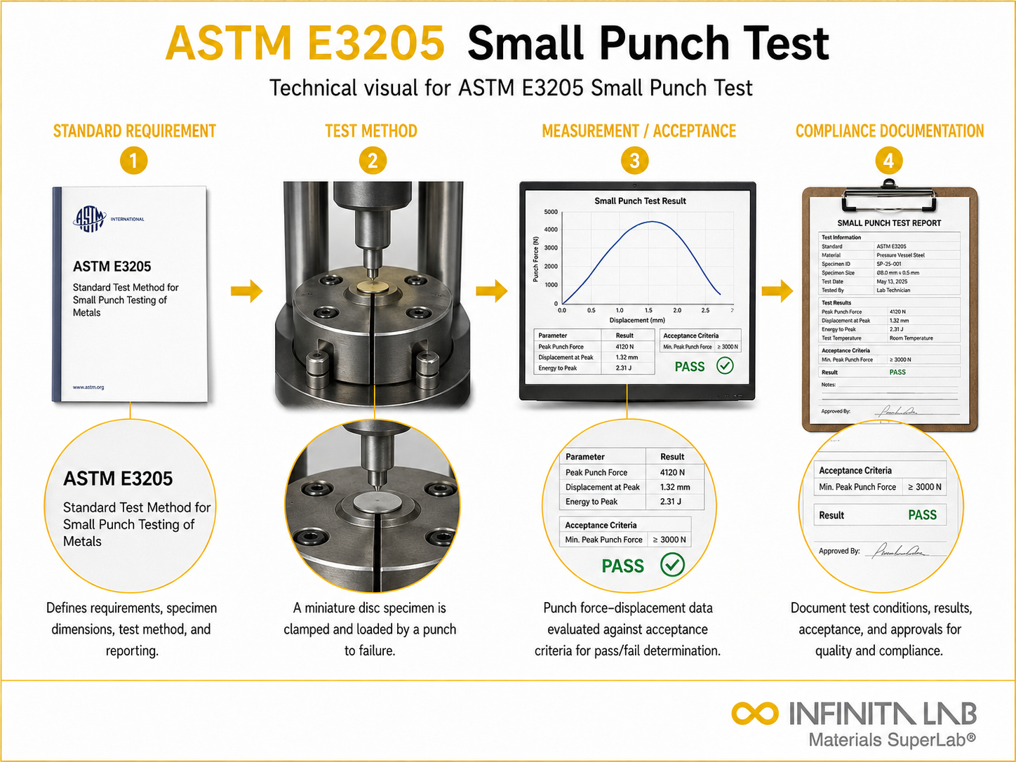 ASTM E3205 Small Punch Testing