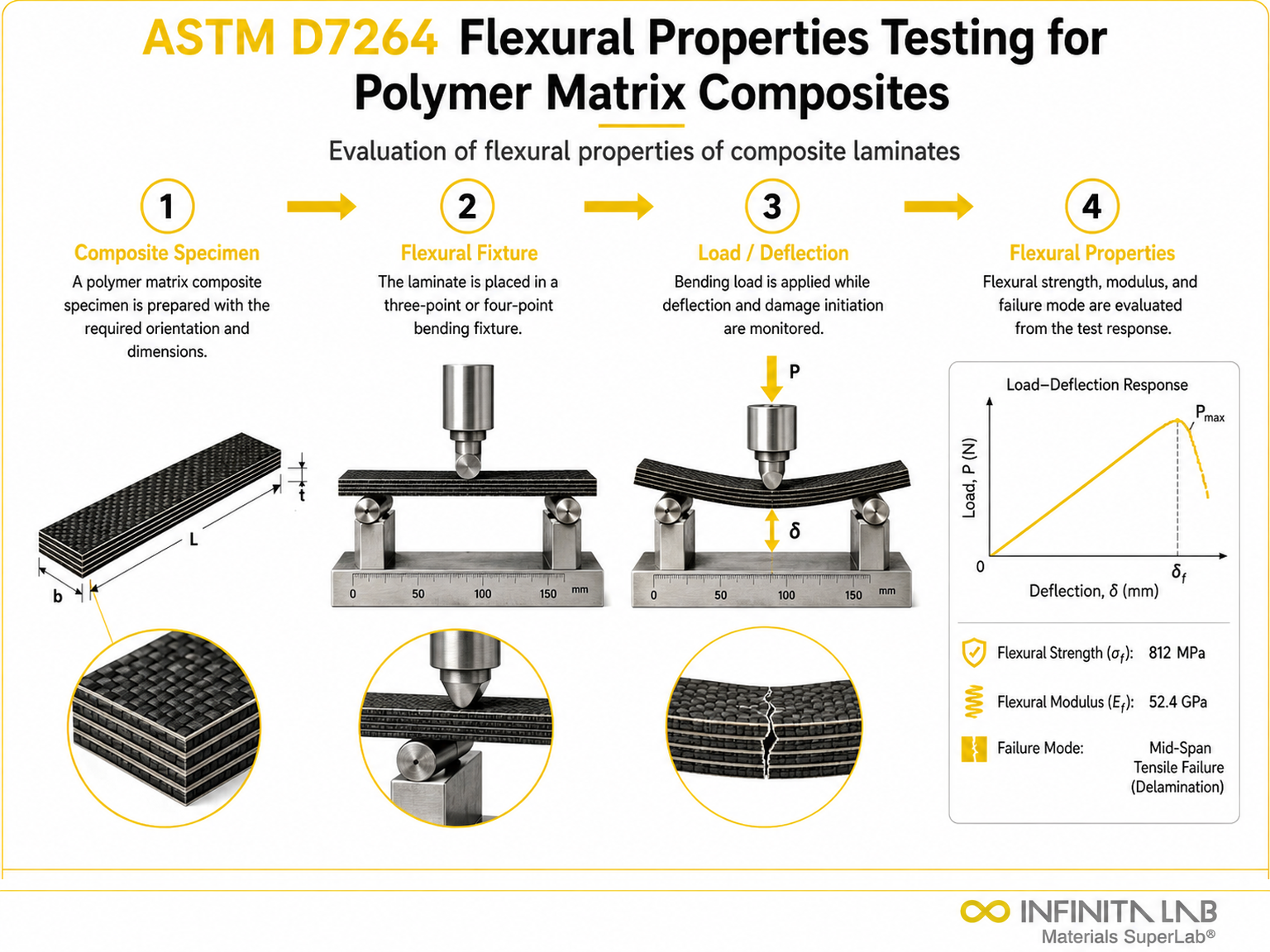 ASTM D7264 Flexural Properties Testing for Polymer Matrix Composites