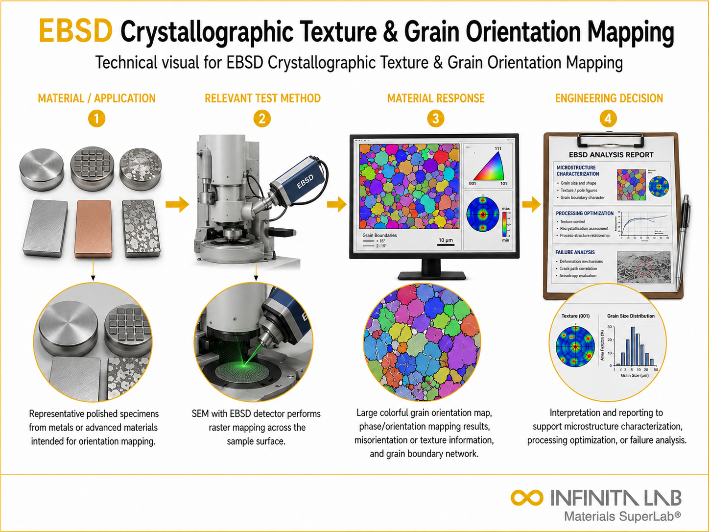 EBSD Crystallographic Texture & Grain Orientation Mapping