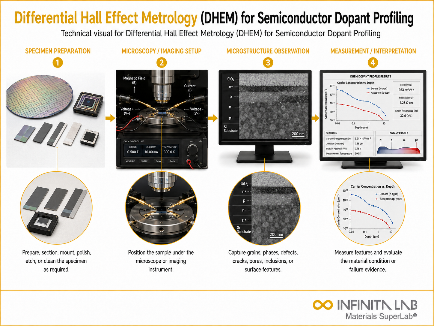 Differential Hall Effect Metrology DHEM Testing Services