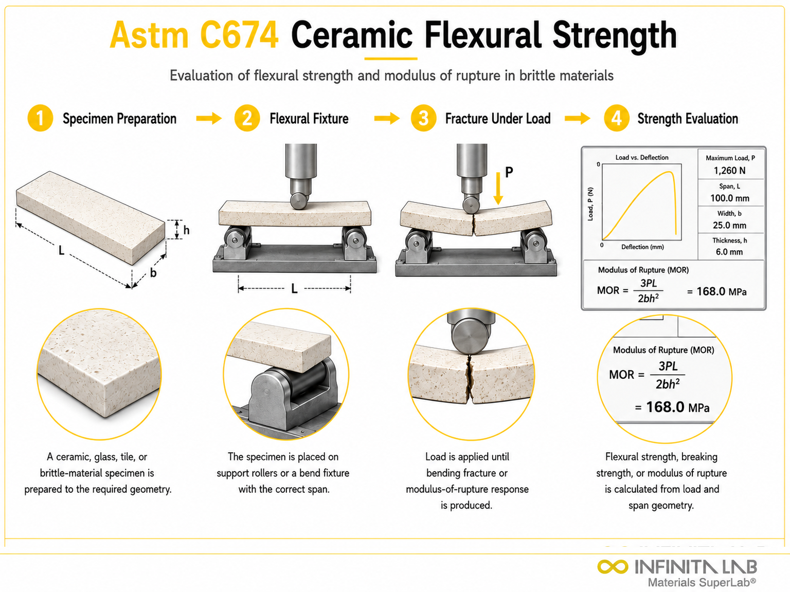 ASTM C674 Ceramic Flexural Strength
