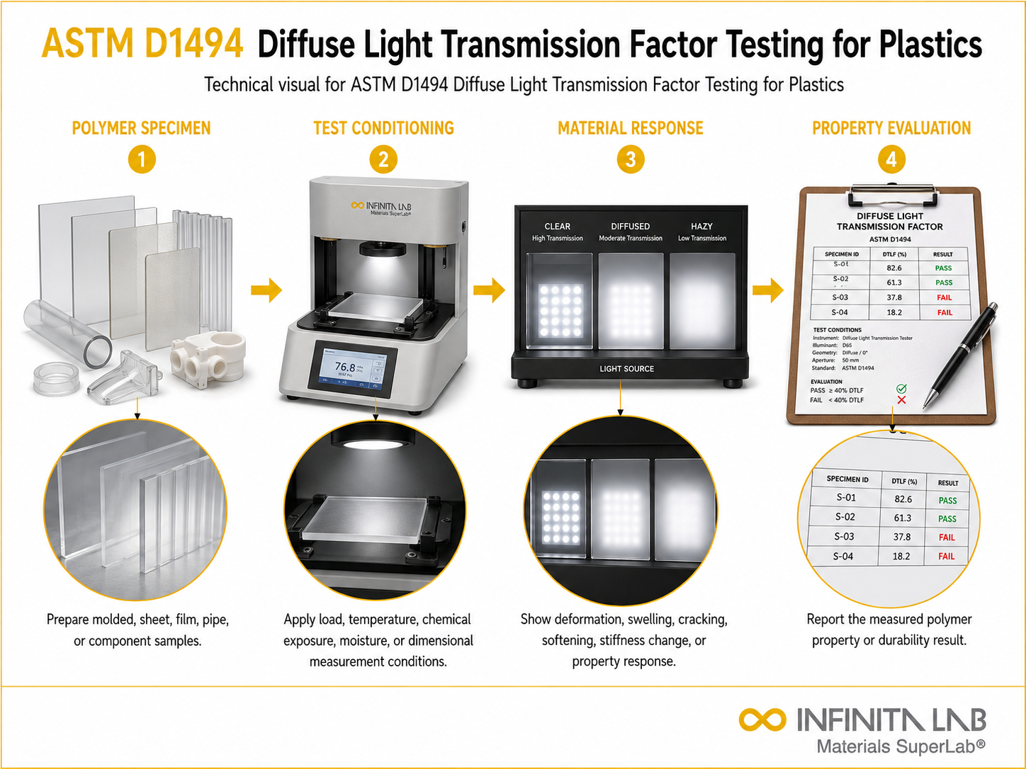 ASTM D1494: Diffuse Light Transmission Factor Testing Services