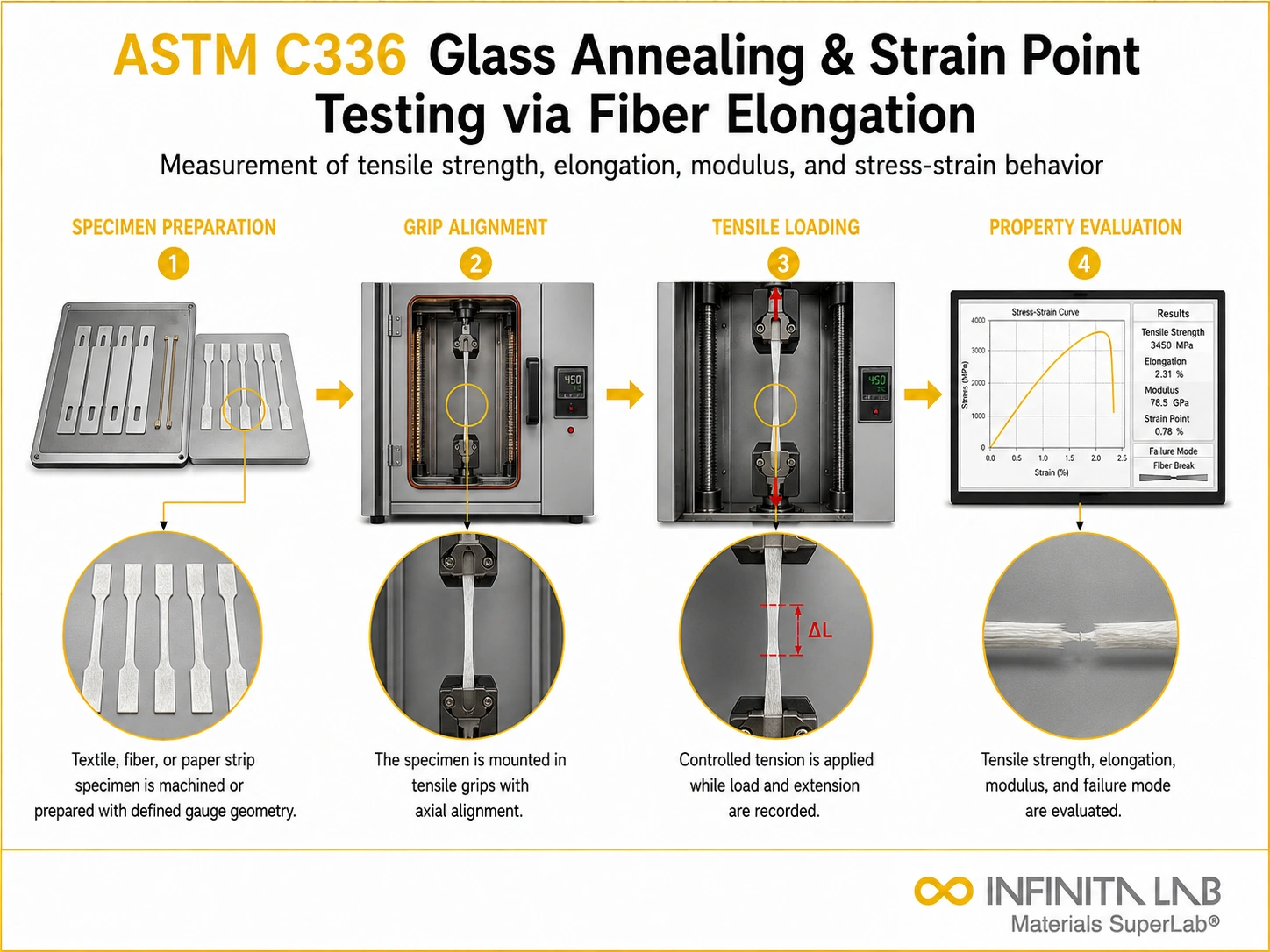 ASTM C336: Glass Annealing Strain Point Testing Services