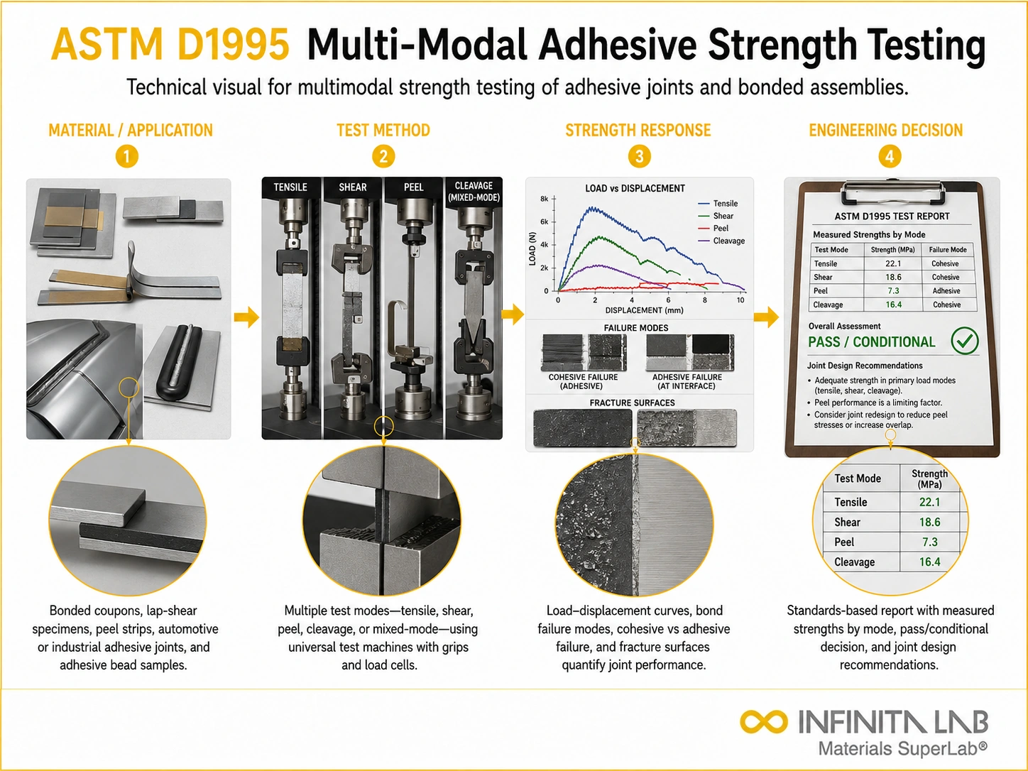 ASTM D1995 Multi-Modal Strength of Autohesives
