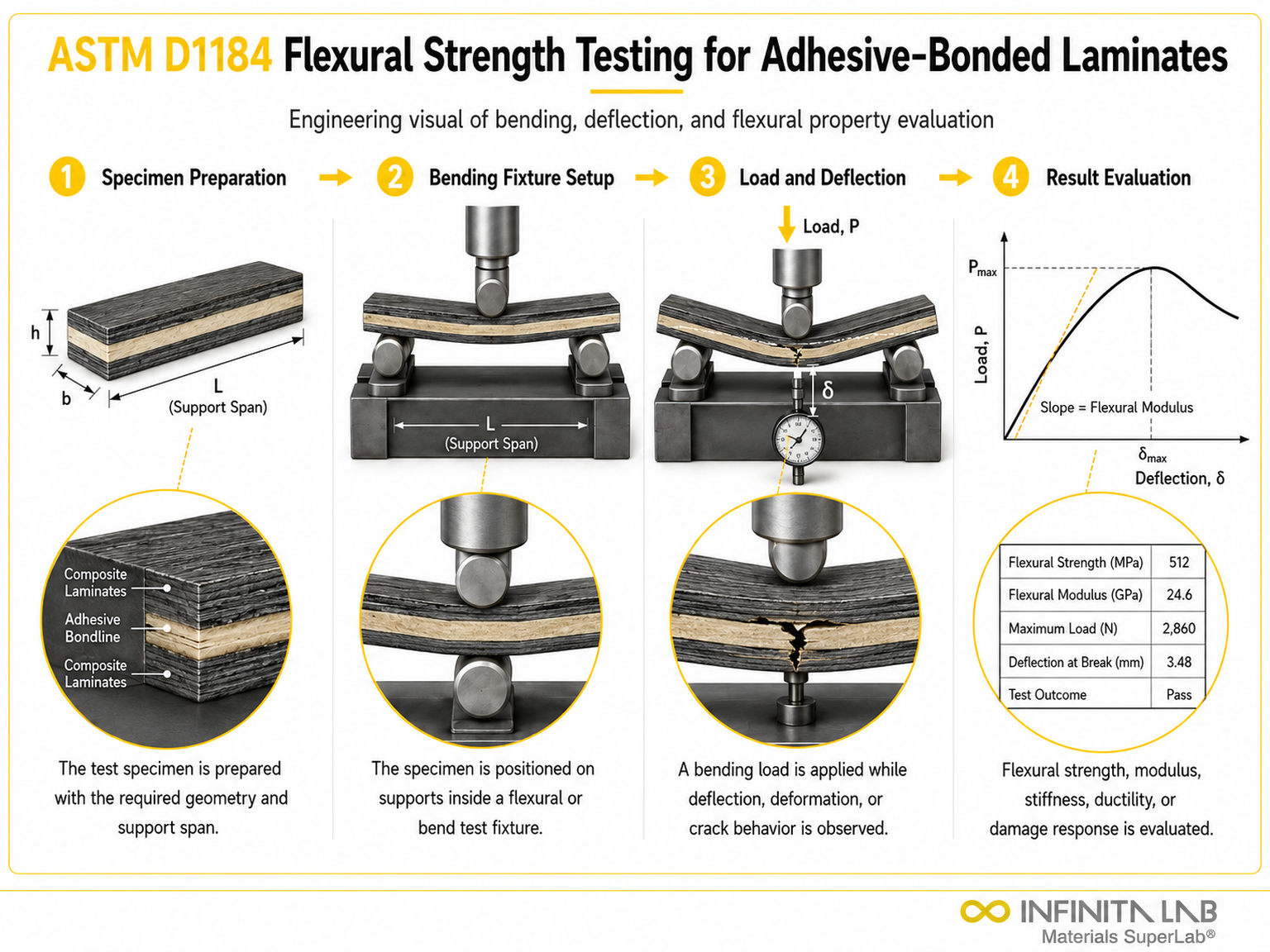 ASTM D1184: Adhesive Laminate Flexural Strength Testing Services