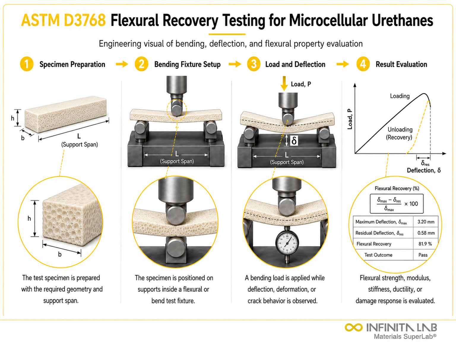 ASTM D3768 Flexural Recovery Testing for Microcellular Urethanes