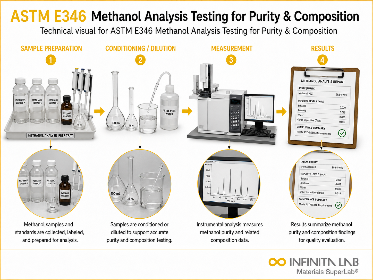 ASTM E346: Methanol Analysis Testing Services