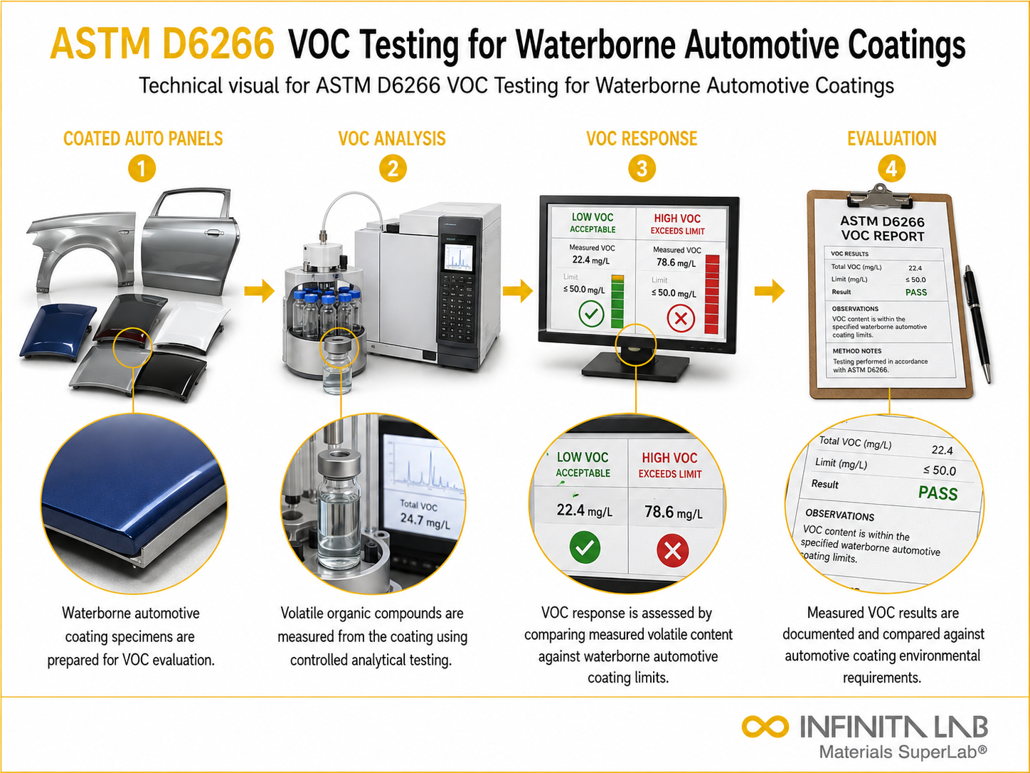 ASTM D6266 VOC Testing for Waterborne Automotive Coatings