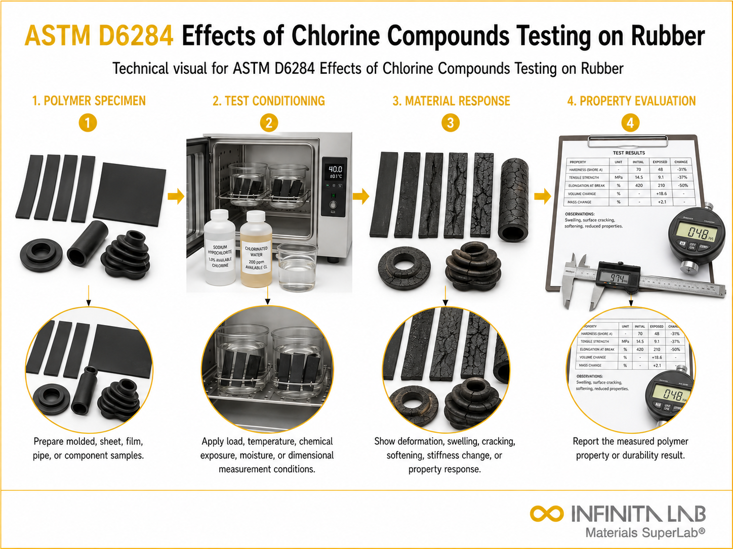 ASTM D6284-09 Effects of Chlorine Compounds on rubber