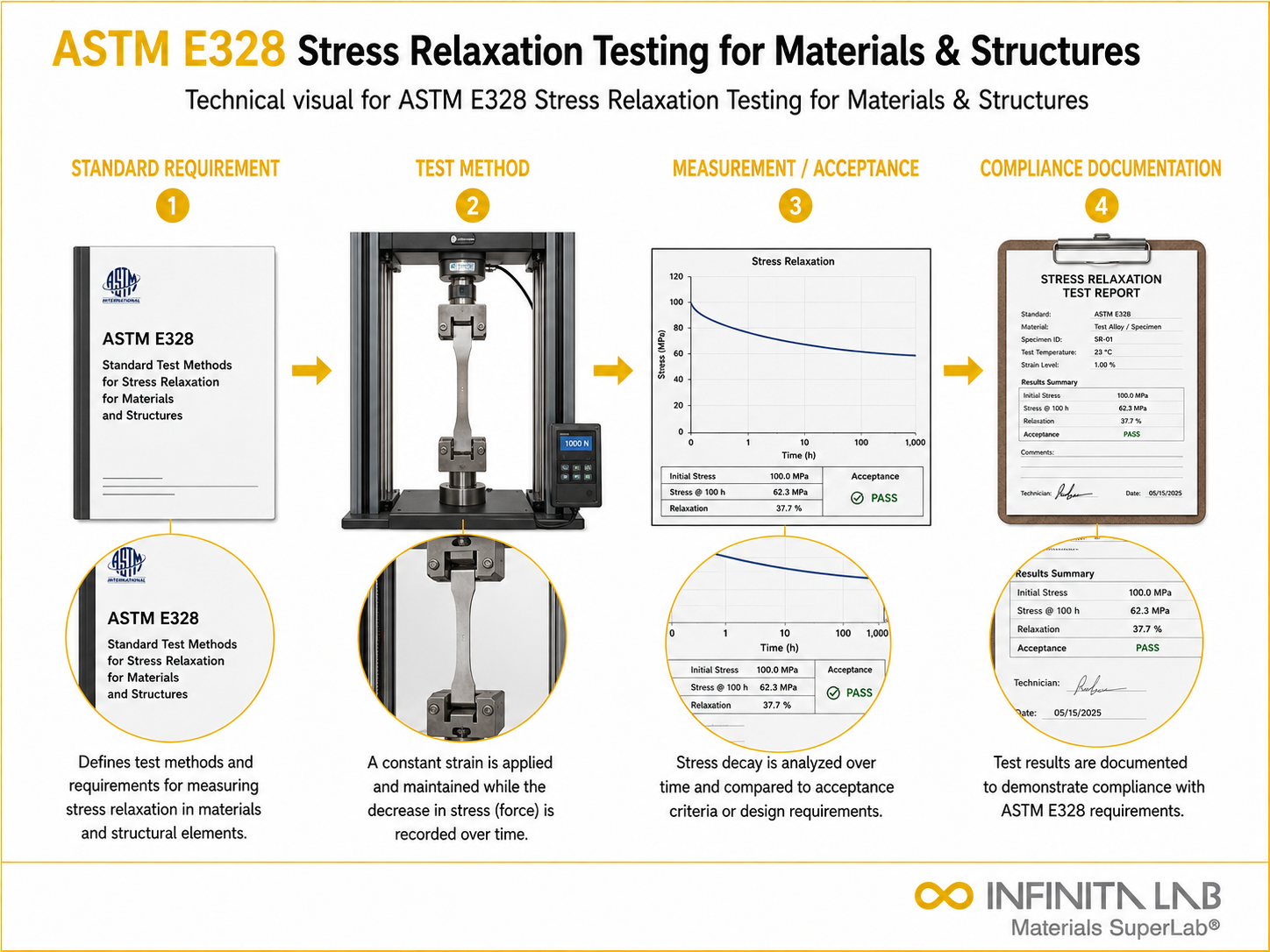 ASTM E328 Stress Relaxation Testing for Materials & Structures