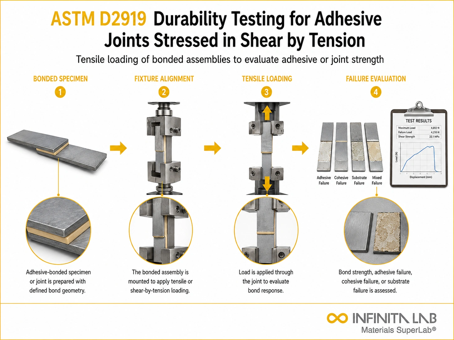 ASTM D2919 Durability Testing for Adhesive Joints Stressed in Shear by Tension