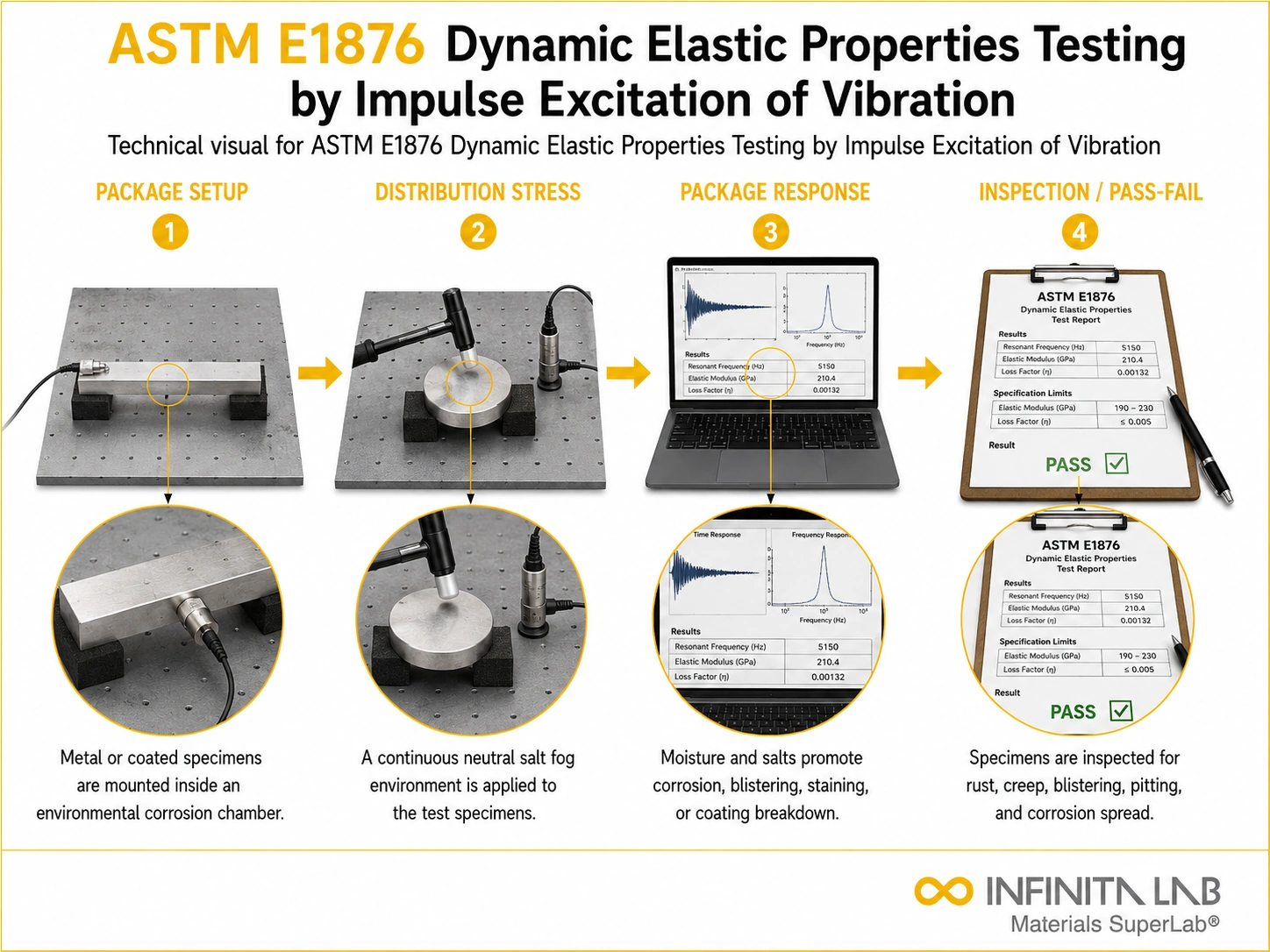 ASTM E1876 Dynamic Elastic Properties Testing by Impulse Excitation of Vibration