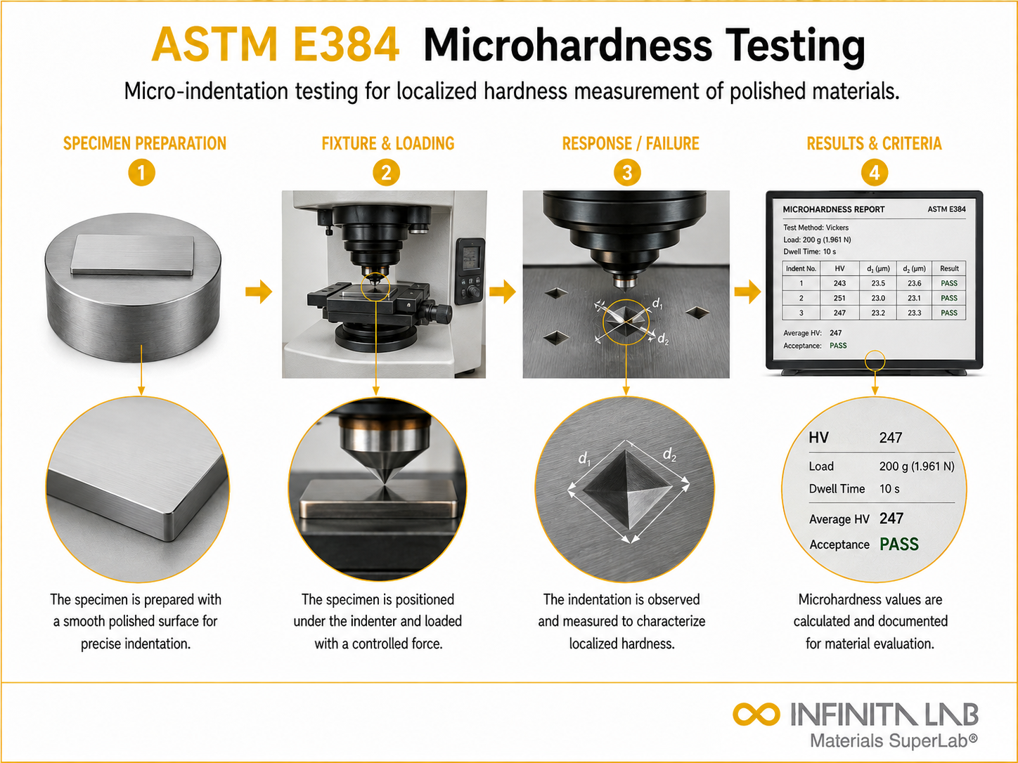 ASTM E384 Microhardness Testing