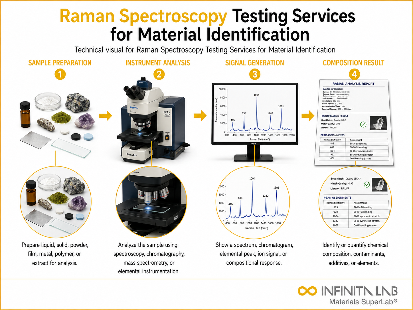 Raman Spectroscopy Testing Services for Material Identification
