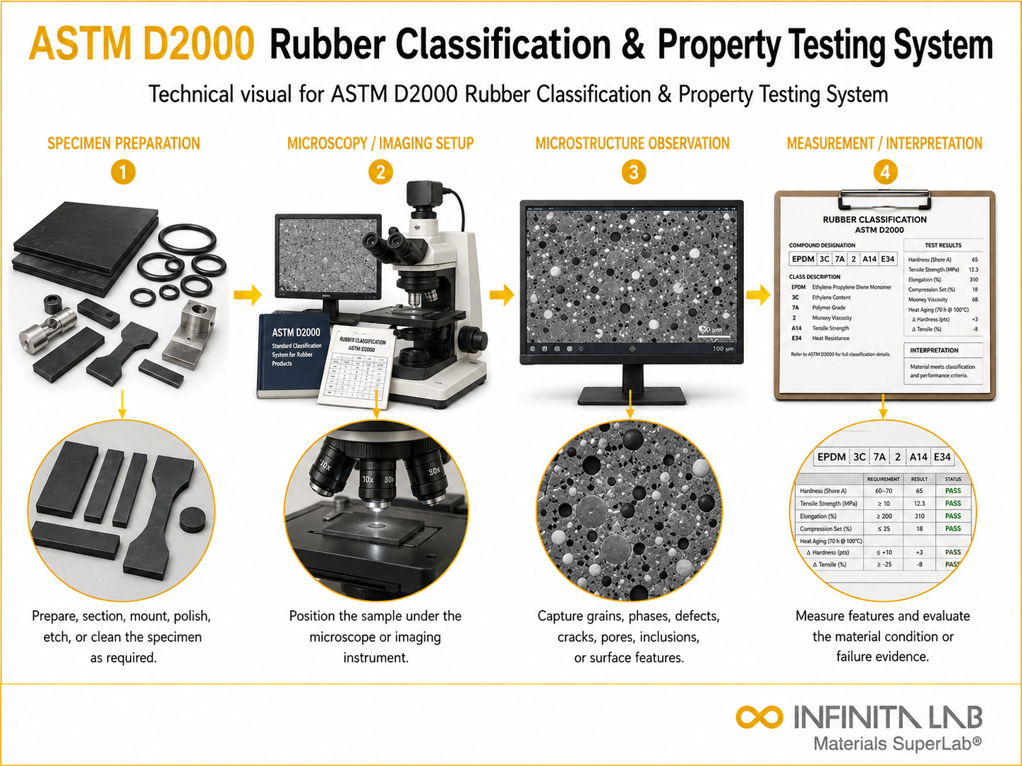 ASTM D2000 Rubber Classification & Property Testing System