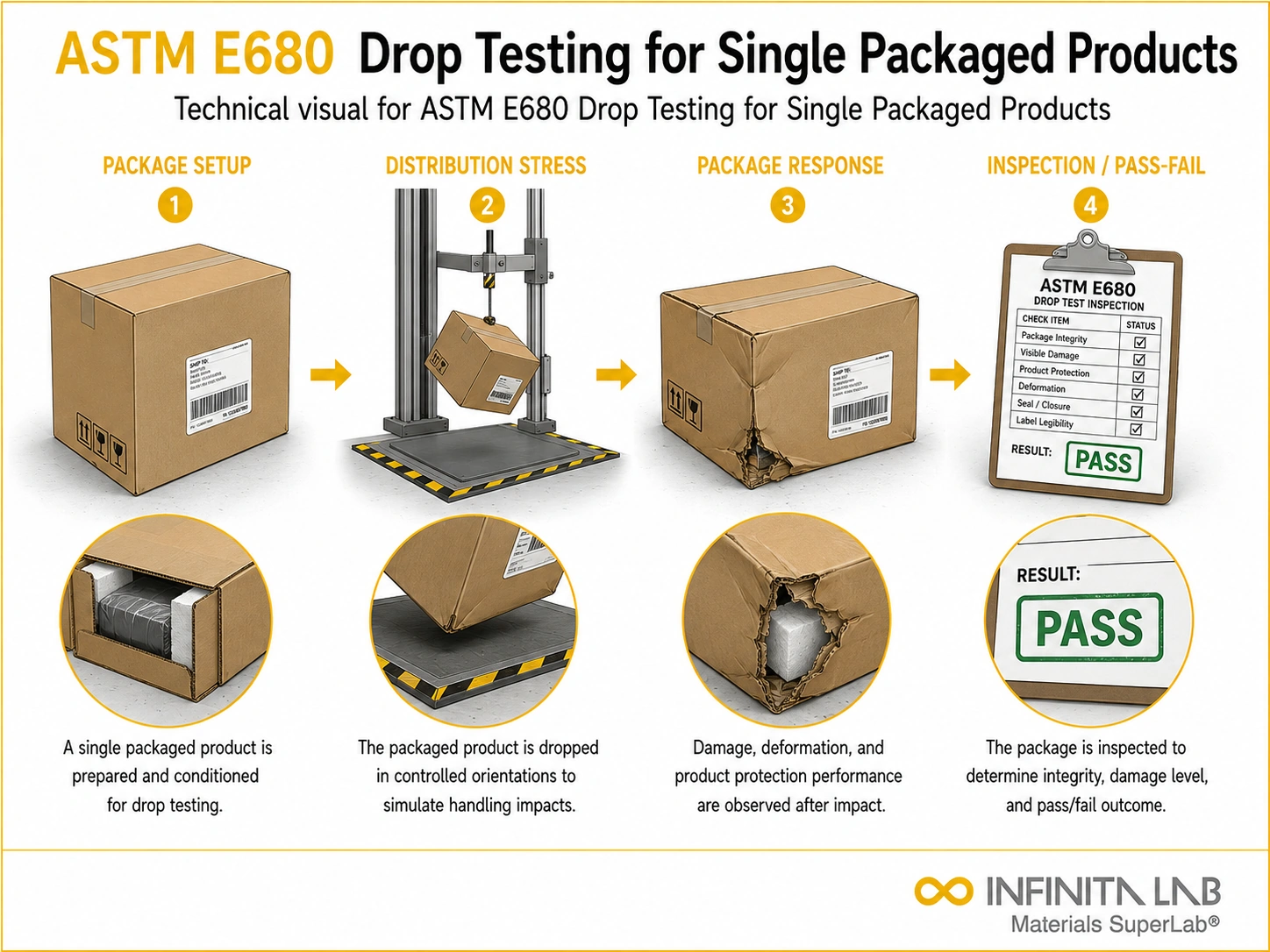 ASTM E680 Drop Testing for Single Packaged Products