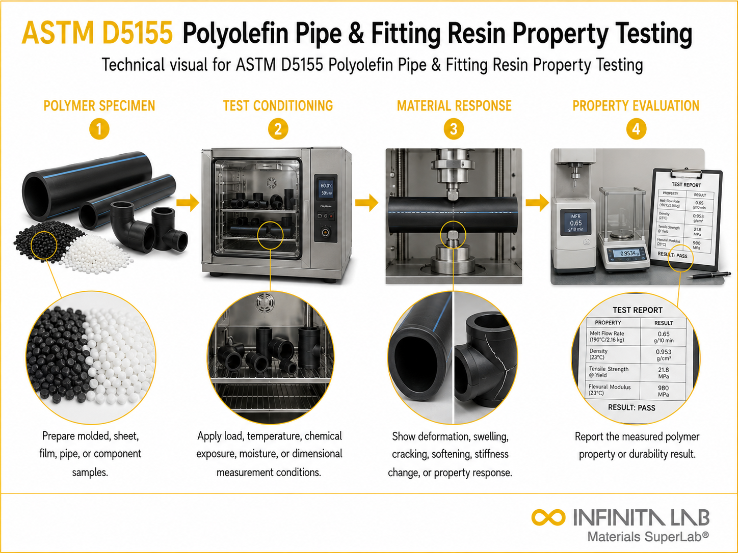 ASTM D5155: Polyolefin Pipe Resin Testing Services