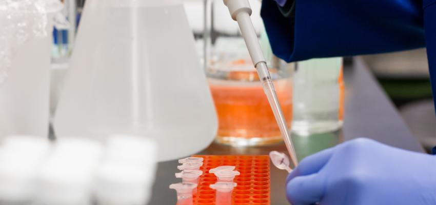 Material samples being analyzed for SVHC restricted substances by ICP-MS for REACH compliance