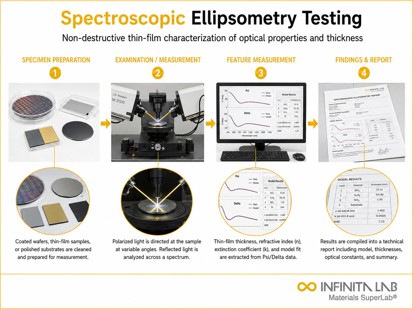 Spectroscopic Ellipsometry Testing
