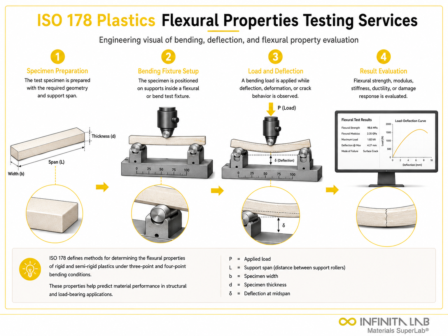 ISO 178 Plastics Flexural Properties Testing Services