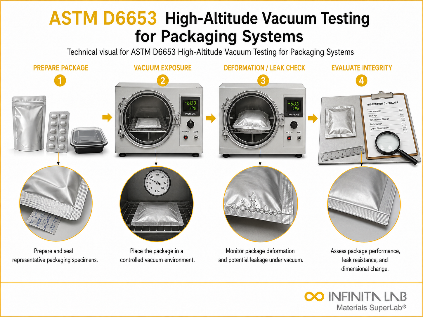 ASTM D6653 High-Altitude Vacuum Testing for Packaging Systems