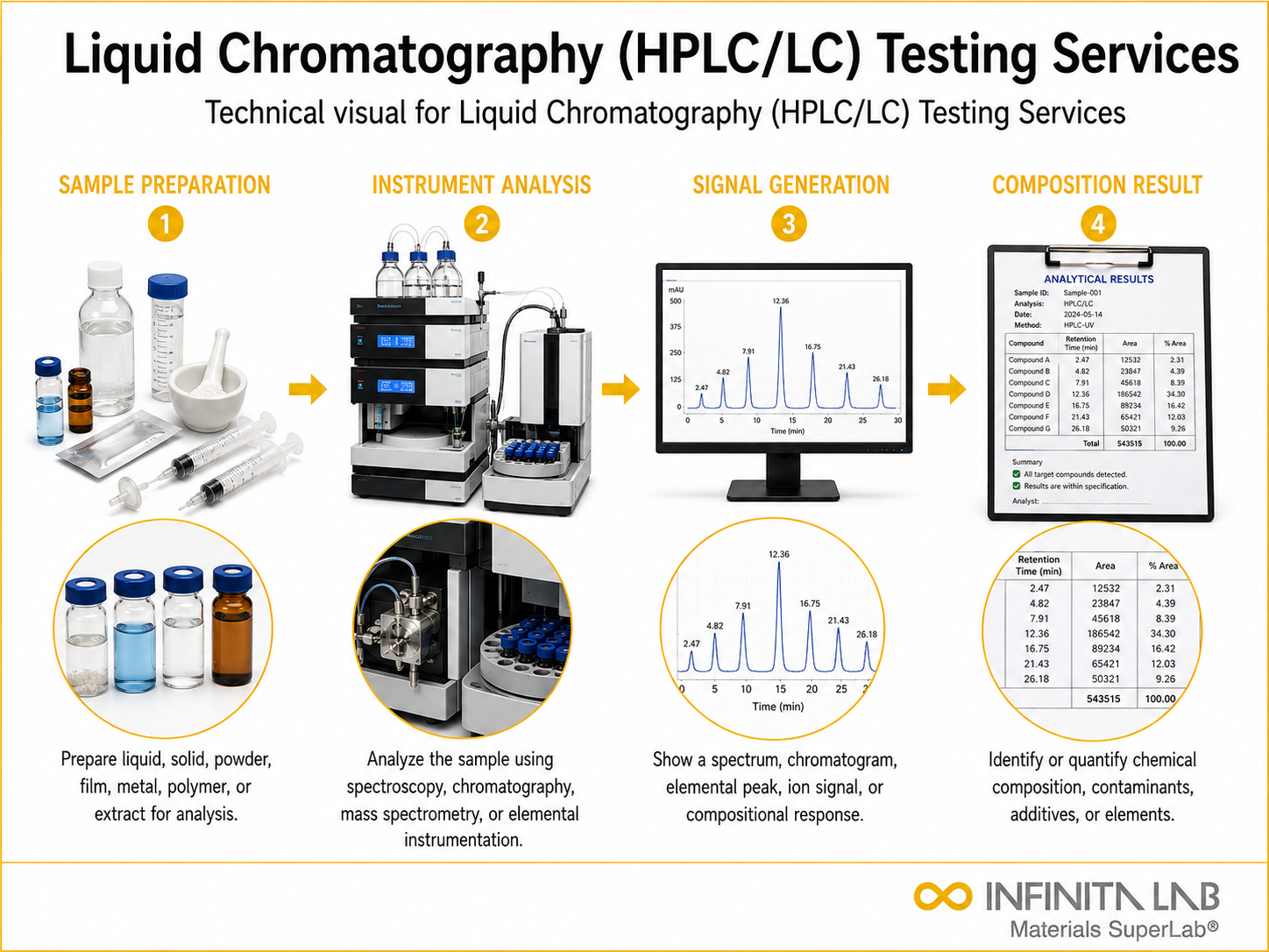 Liquid Chromatography (HPLC/LC) Testing Services