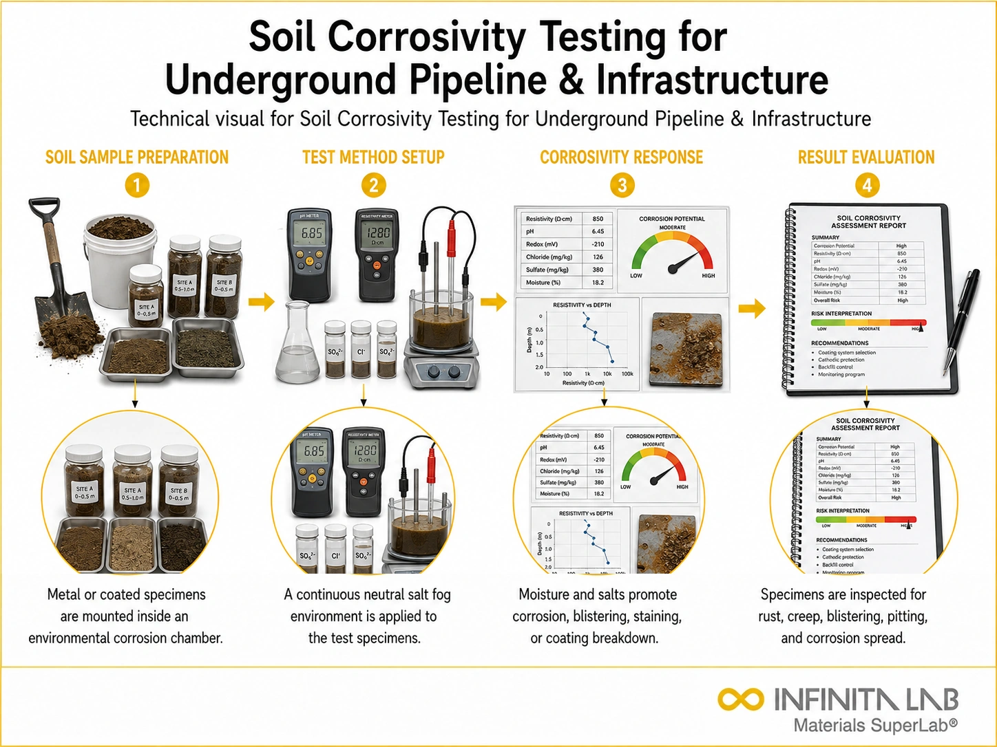 Soil Corrosivity Testing for Underground Pipeline & Infrastructure