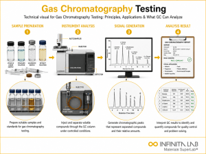 Infinita Engineering Visual showing Gas Chromatography Testing chromatography / gc / hplc workflow for gas chromatography testing: principles, applications & what gc can analyze.