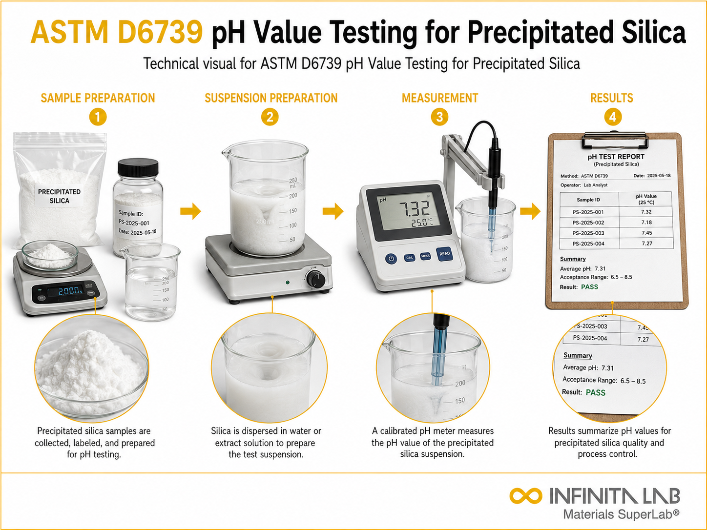 ASTM D6739: Silica Ph Value Testing Services