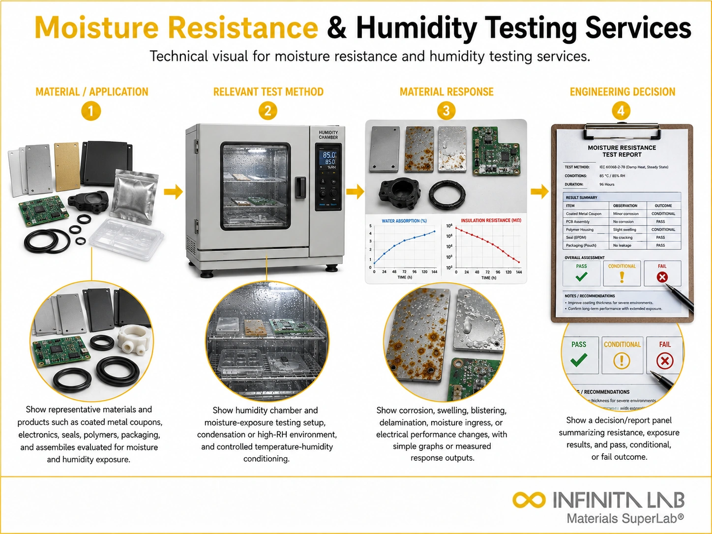 Moisture Resistance Humidity Testing Services