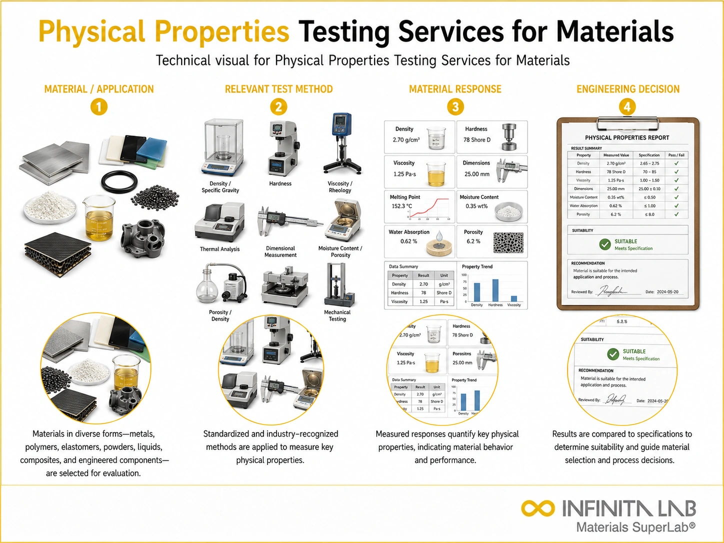 Physical Properties Testing Services for Materials