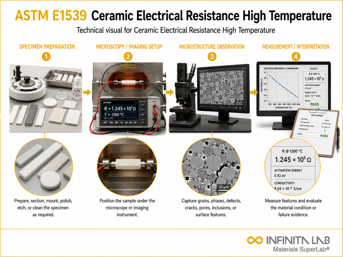 High-Temperature Electrical Resistance of Ceramics