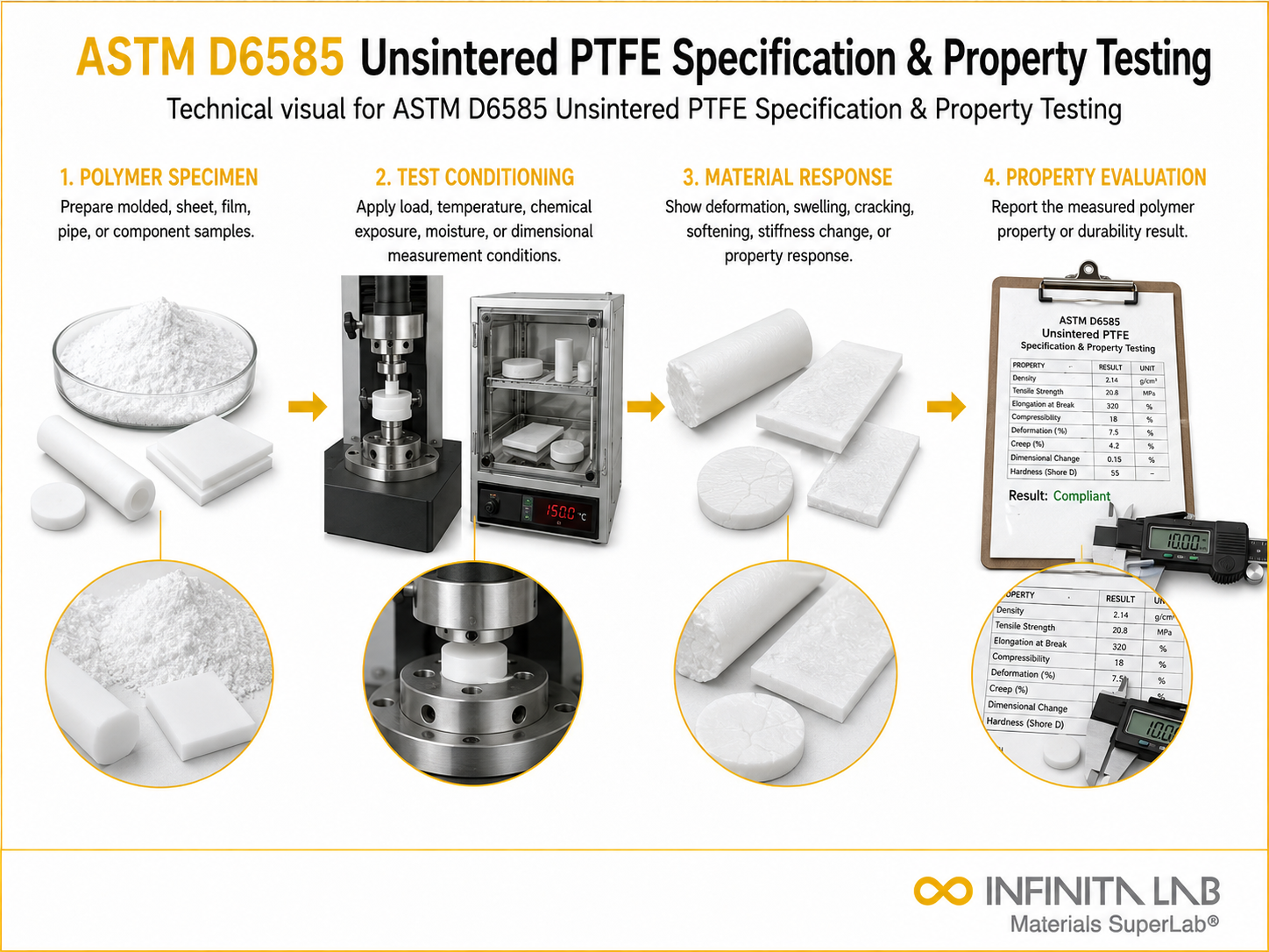 ASTM D6585 Specification for Unsintered Polytetrafluoroethylene (PTFE)