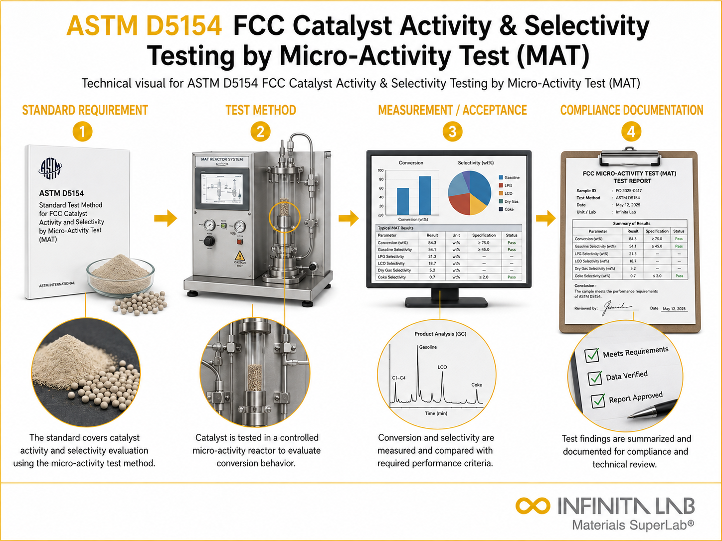 ASTM D5154: FCC Catalyst Micro Activity Testing Services
