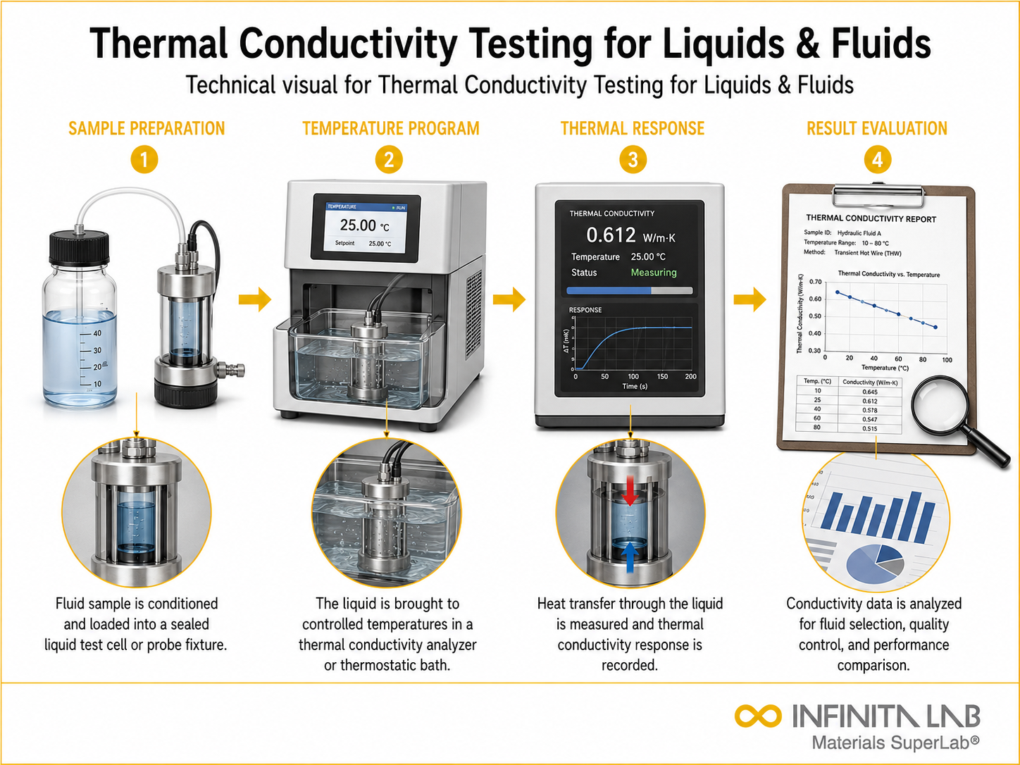 Thermal Conductivity Testing for Liquids & Fluids