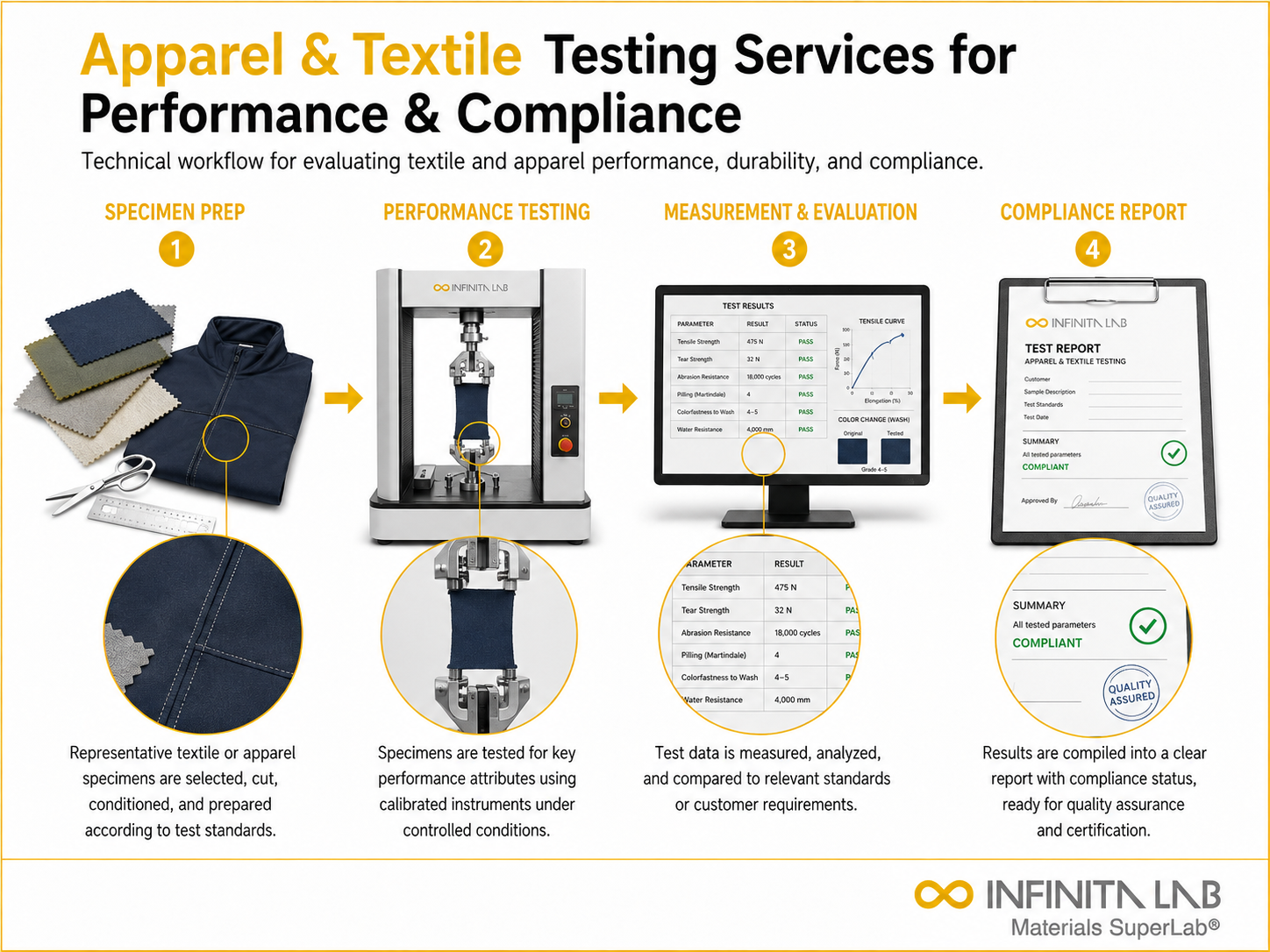 Apparel & Textile Testing Services for Performance & Compliance