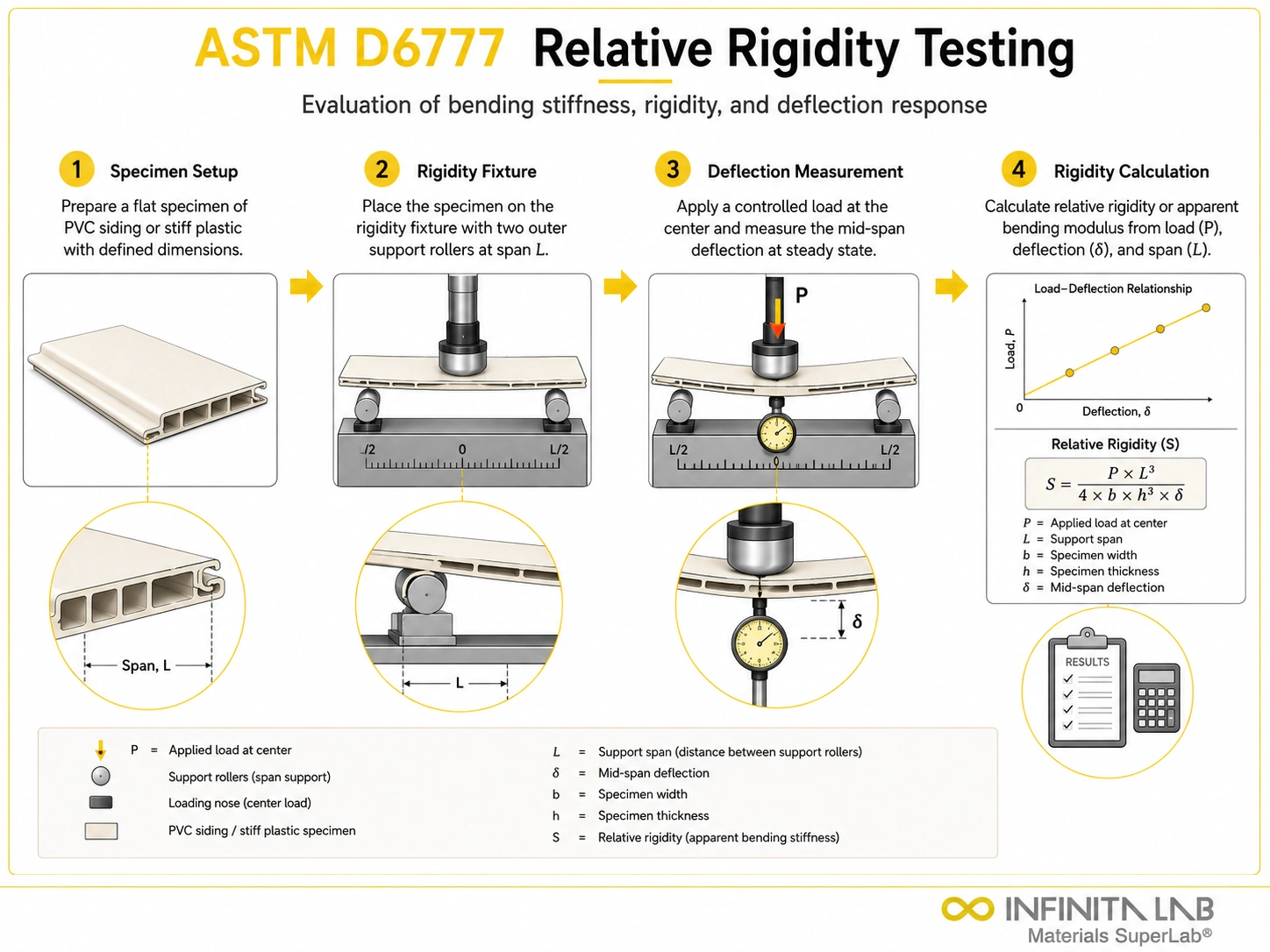 ASTM D6777: PVC Siding Relative Rigidity Testing Services