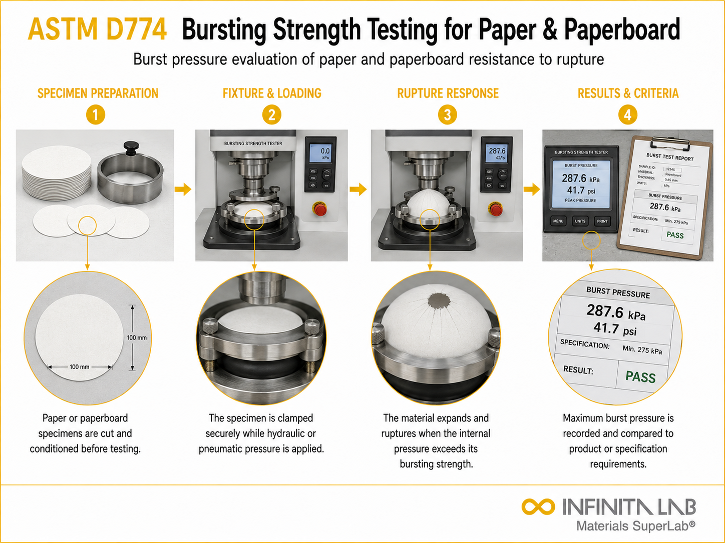 ASTM D774: Paper Bursting Strength Testing Services