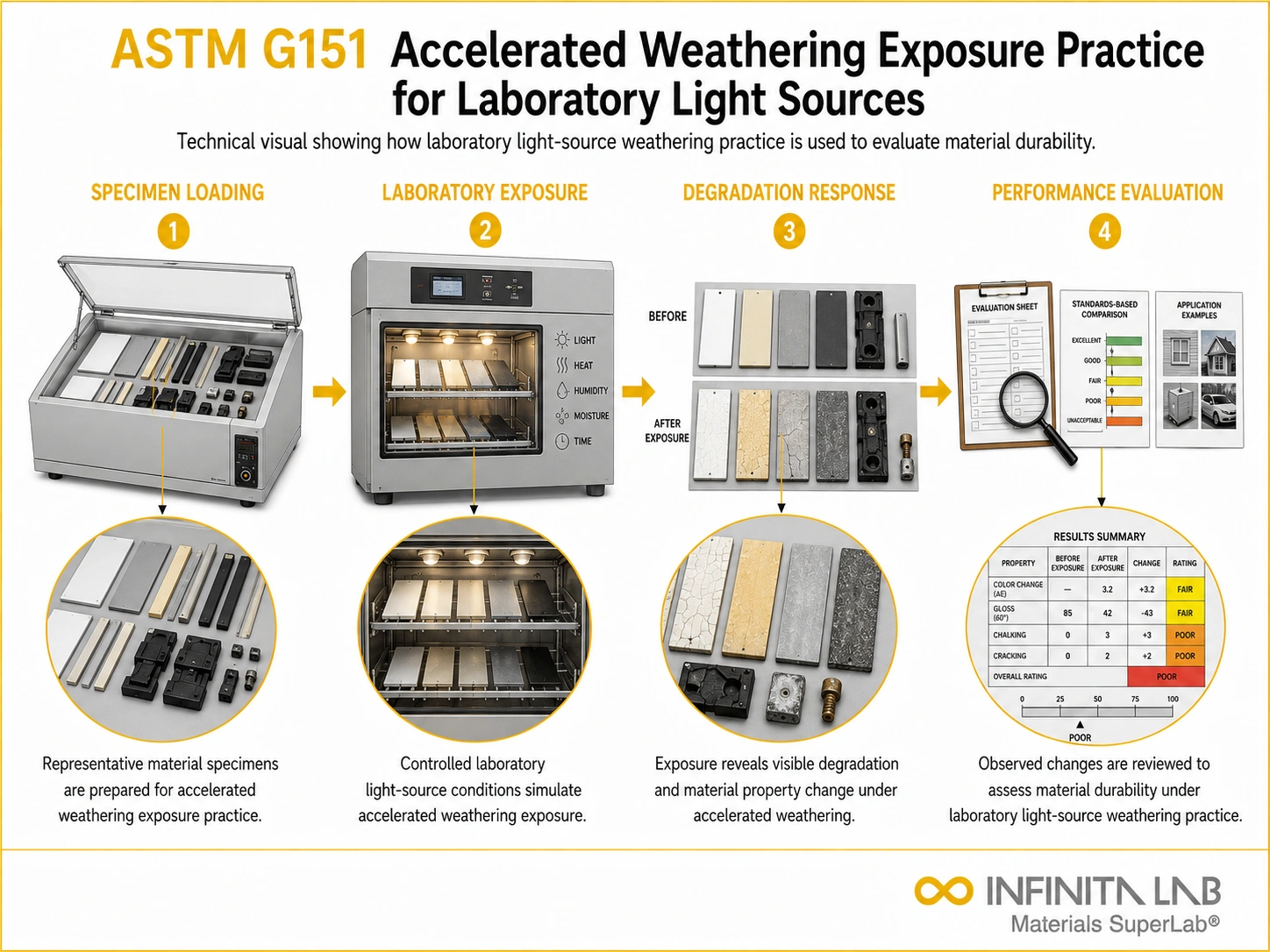 ASTM G151 Accelerated Weathering Exposure Practice for Laboratory Light Sources