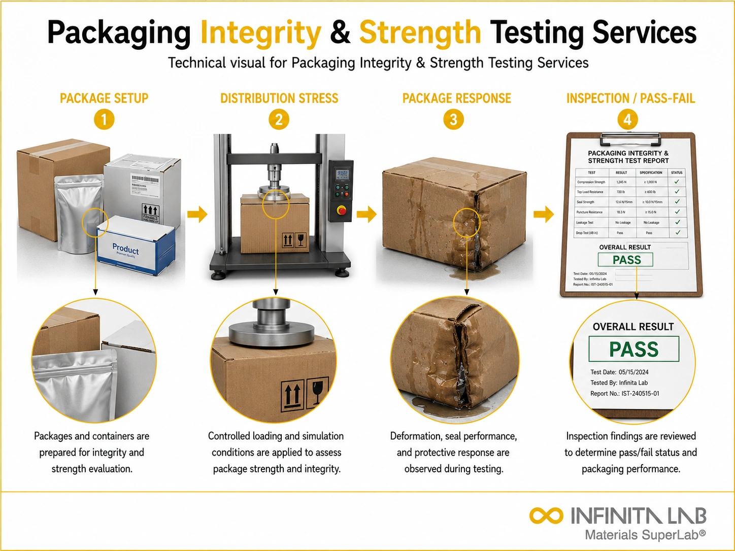 Packaging Integrity & Strength Testing Services