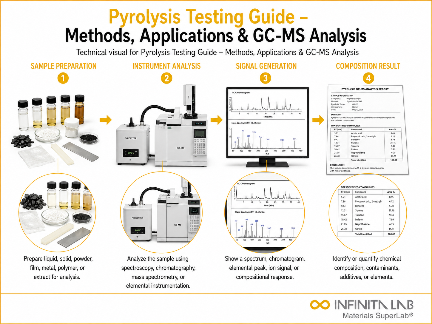 Pyrolysis Testing Guide – Methods, Applications & GC-MS Analysis