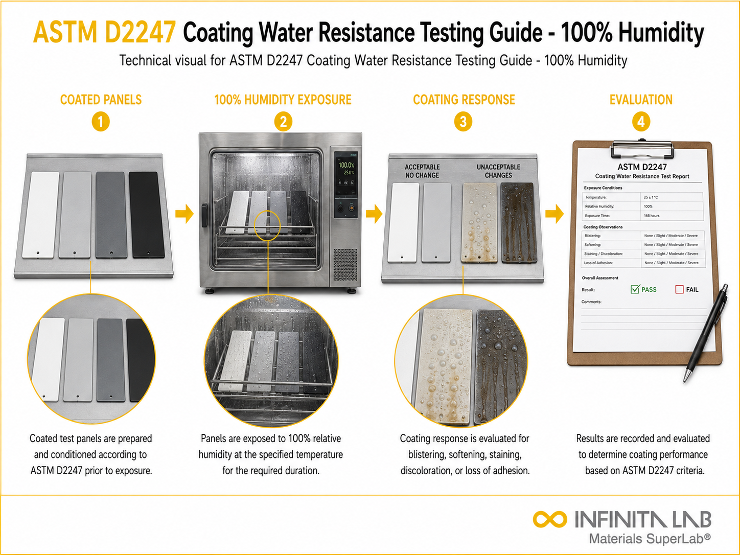 ASTM D2247: Coating Water Resistance Humidity Guide Testing Services