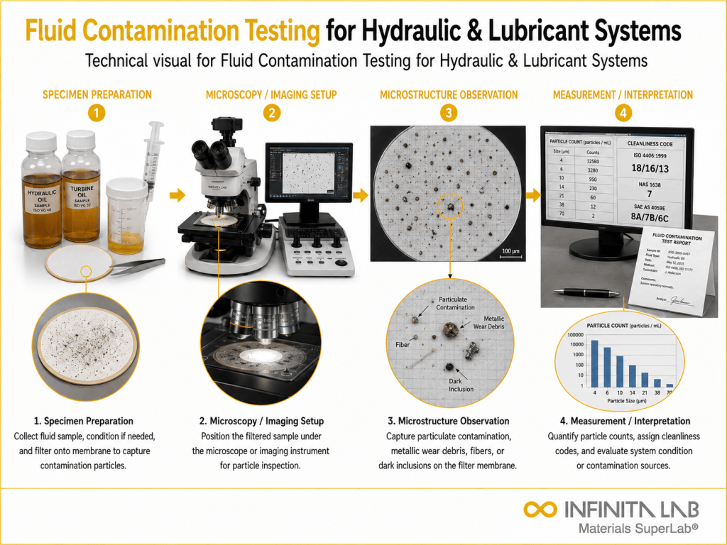 Fluid Contamination Testing | Particle Count ISO Cleanliness Code ...