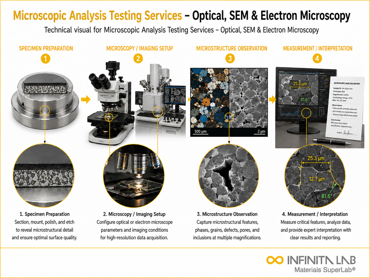 Microscopic Analysis Testing Services – Optical, SEM & Electron Microscopy