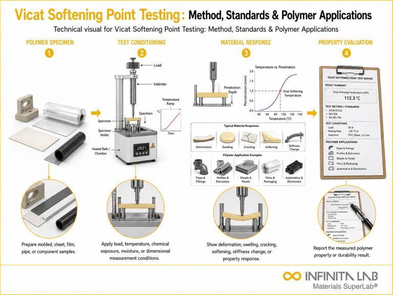 Vicat Softening Point Testing | ASTM D1525 & ISO 306 | Infinita Lab
