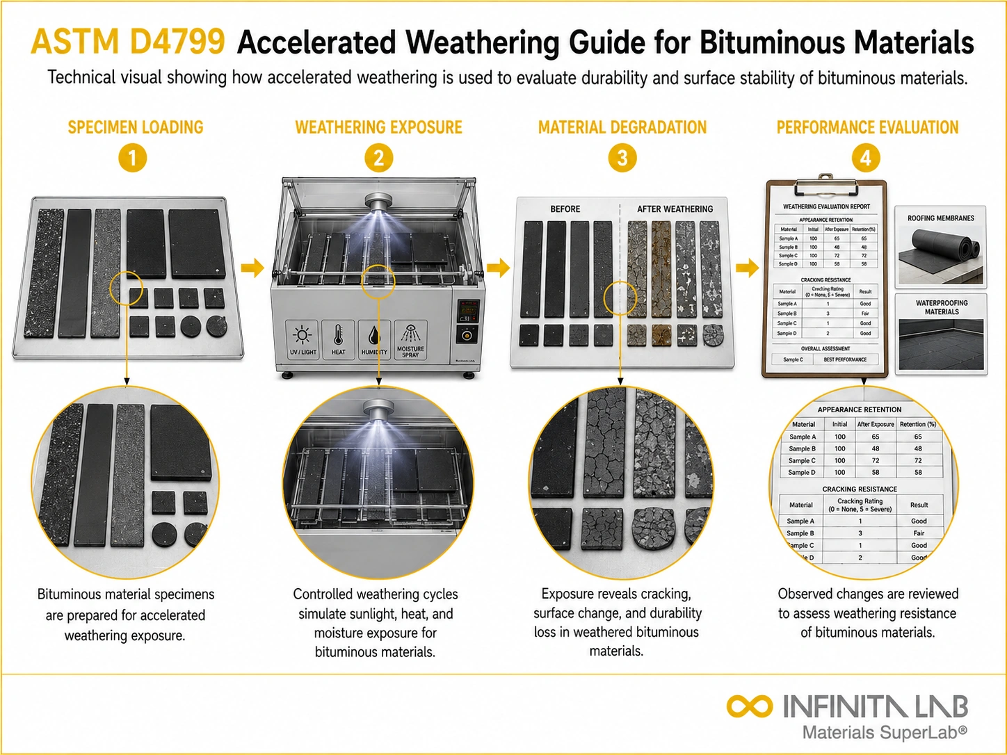 ASTM D4799 Accelerated Weathering Guide for Bituminous Materials