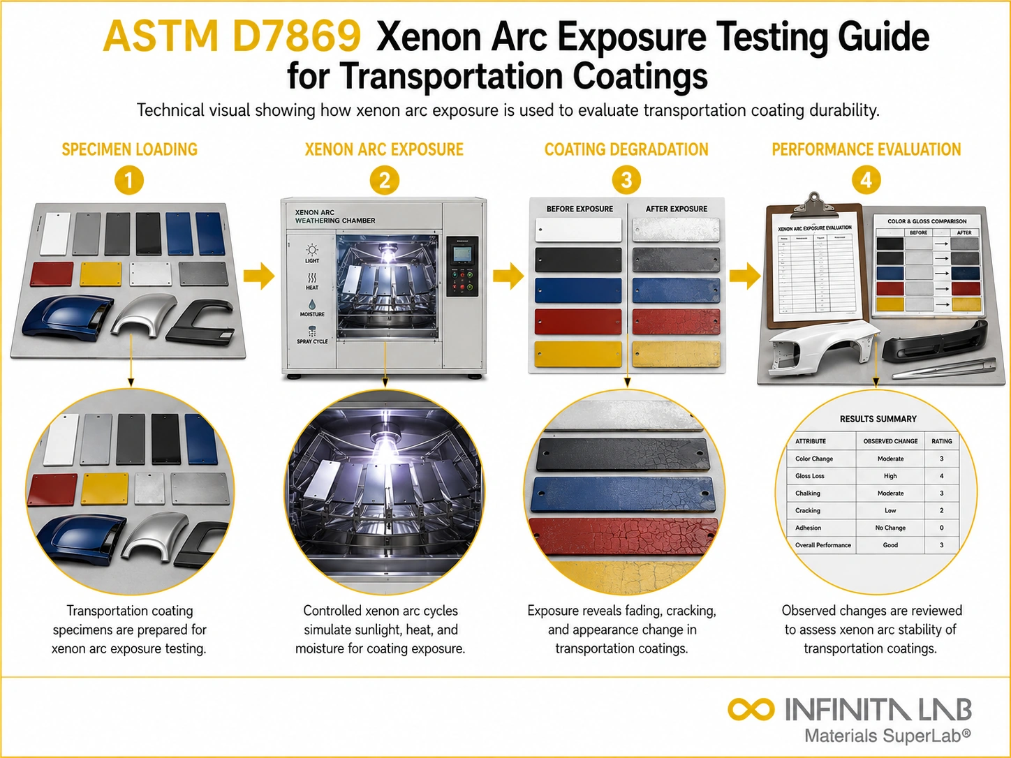ASTM D7869 Xenon Arc Exposure Testing Guide for Transportation Coatings